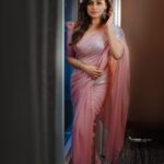 Lakshmi Nakshathra Instagram - Saree Day 💫 Photography @jimshadphotography Wearing @kayjodesigns.online Production: @avmagic.ae #lakshminakshathra Dubai, United Arab Emirates