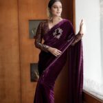 Lakshmi Nakshathra Instagram - “Saree diaries: where every drape tells a story.” Saree @hafsaaddotcom 📸. @wed_fort Retouch @ajmaltorres Muah @sindhu_valsan Jwlry @sreshta_jewels Styling @stylewithandriya #lakshminakshathra