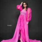 Lakshmi Nakshathra Instagram - The Pink Lady 💫💫💫 #lakshminakshathra Photography @imagiophotography_official Outfit : @soulstudiokochi Stylist : @stylewithandriya @andriya_nunez Assit : @eb___it Muah @mukeshmuralimakeover Styling coordination : @_aleenaraju Jewellery: @kallarackalladiescollection