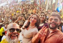 Lakshmi Nakshathra Instagram - From Yesterday’s Inauguration 🤗❤️ Thank you Mananthavady ❤️ @rajkaleshdivakaran @rjmathukkutty @geethika_girish_official @landmark_gold #lakshminakshathra