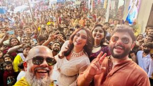 Lakshmi Nakshathra Instagram - From Yesterday’s Inauguration 🤗❤️ Thank you Mananthavady ❤️ @rajkaleshdivakaran @rjmathukkutty @geethika_girish_official @landmark_gold #lakshminakshathra