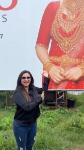 Lakshmi Nakshathra Instagram - Happiness is seeing your Hoardings all around ✌️💃🏻

#lakshminakshathra