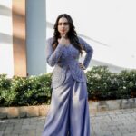 Lakshmi Nakshathra Instagram - Sun kissed 💫 #lakshminakshathra Outfit: @Silkycailcut Muah @mukeshmuralimakeover Stylist : @stylewithandriya Co- stylists: @eb___it @_aleenaraju 📸: @rahul_franklin Retouch @albin.antony_
