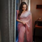 Lakshmi Nakshathra Instagram - Saree Day 💫 Photography @jimshadphotography Wearing @kayjodesigns.online Production: @avmagic.ae #lakshminakshathra Dubai, United Arab Emirates