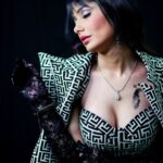Leena Jumani Instagram - 🖤 Make up- @ija4985 Hair- @reenayelinje Photography- @mog888s Style by- @nags_sidiqi Outfit- @hashtaglamour