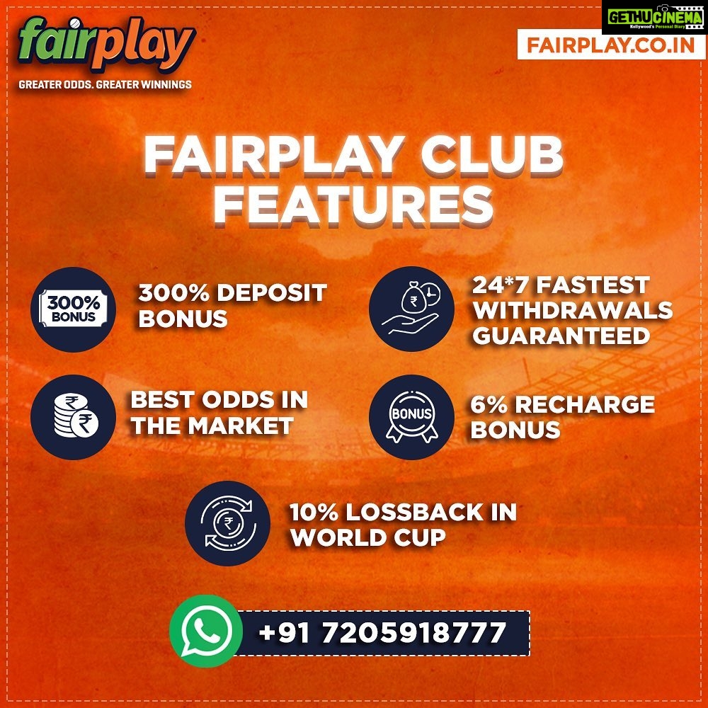 Leena Jumani Instagram - This World Cup, don't just watch, WIN Big EVERYDAY! Get a 300% bonus on your first deposit on FairPlay- India’s first licensed betting exchange with the best odds in the market. Bet now and cash in your profits instantly. Find MAXIMUM fancy and advance markets on FairPlay Club! This World Cup get a FLAT 10% lossback bonus! Register now for totally safe and secure betting only on FairPlay! 💰INSTANT ID creation on WhatsApp 💰Free Gold Loyalty status upgrade with upto 6% bonus on every deposit and special lossback 💰Free instant withdrawals 24*7 💰Premium customer support Get, set, bet and WIN! #fairplayindia #fairplay #safebetting #sportsbetting #sportsbettingindia #sportsbetting #cricketbetting #betnow #winbig #wincash #sportsbook #onlinebettingid #bettingid #cricketbettingid #bettingtips #premiummarkets #fancymarkets #winnings #earnnow #winnow #t20cricket #cricket #ipl2022 #t20 #getsetbet