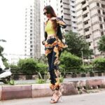 Leena Jumani Instagram - From Hey Kem chho London promotions ♥️ @mangoostudios @heykemchholondon @mitragadhvi @manasshah111 @akki_tsd @ssunnysuraani Surat, Gujarat