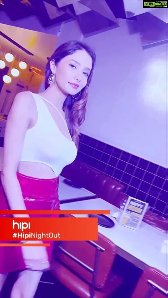 Leena Jumani Instagram - ON FIRE!!🔥 @leena_real certainly knows how to set fire with her red-hot skirt & sexy expressions.😉 Show off your hot avatar for the weekend & upload them on Hipi using #HipiNightOut. Lucky winners will get a chance to win exciting prizes*🎁 #fashion #style #HipiKaroMoreKaro