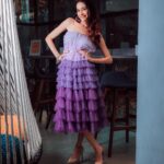 Leena Jumani Instagram - Purple dil ke pass tum rahte ho💜 Wearing @hashtaglamour Style by @nags_sidiqi Mua @mua_shabi_nadeem_ 📸 @zeeshanclicks Location📍@indiestayshotel