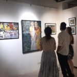 Leslie Tripathy Instagram - Congratulations @rohini_bhatia_singh her paintings / Artwork being exhibited at LOKAYATA ART GALLERY, New Delhi. Located at No. 1 Haus Khas Village. Do visit and see the beautiful artworks. Today, November 5th is the last day to see beautiful paintings of artists at the My friend Rohini Bhatia Singh along with six other artists from across India are exhibiting their artworks between Nov. 2-5th. View works by: Malyadri K. Vijaya Chandrababu M Sujata Arun Pawar Madhushree Thrirani Shreela Nitin Gokarn Deepthi Shenoy Same as last time. @rohini_bhatia_singh Lokayata Art Gallery New Delhi Abstract Art #artexhibition #paintingexhibition Lokayata Art Gallery, Hauz Khaz