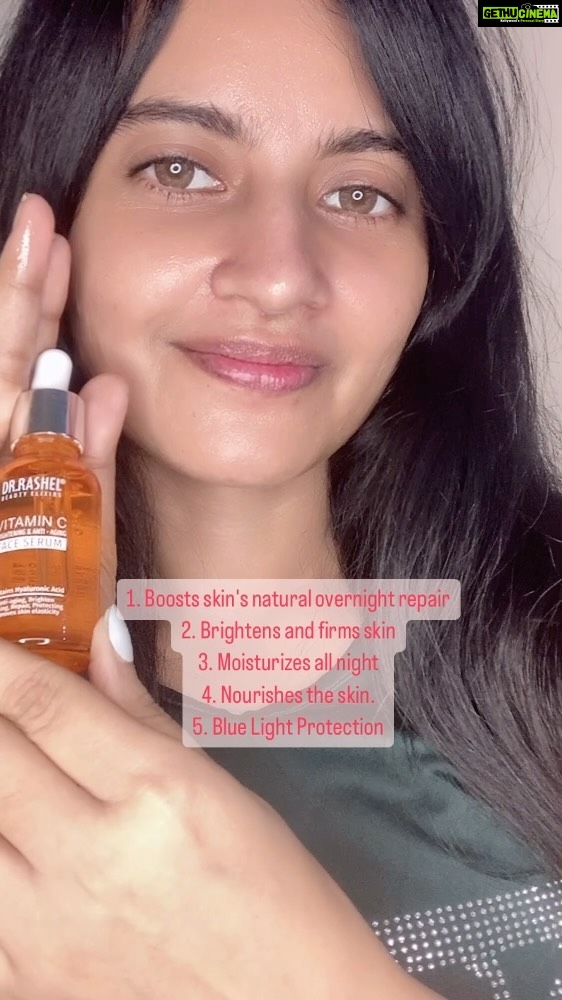 Leslie Tripathy Instagram - @dr.rashel.in beauty elixir serums are so good for skin A)Benefits Of Vitamin C Face Serum (day time serum) 1. Contains Hyaluronic Acid. 2. Prevents Anti-Aging. 3. Brighten & Smoothes Skin 4. Reduce Wrinkle Formation. B) Benefits Of Vitamin Night Serum 1. Boosts skin’s natural overnight repair 2. Brightens and firms skin 3. Moisturizes all night 4. Nourishes the skin. 5. Blue Light Protection #drrashel #drrashelindia #drrashelskincare #drrashelbodycare #drrashelhaircare #lifeisbeyoutiful #leslietripathy Mumbai, Maharashtra