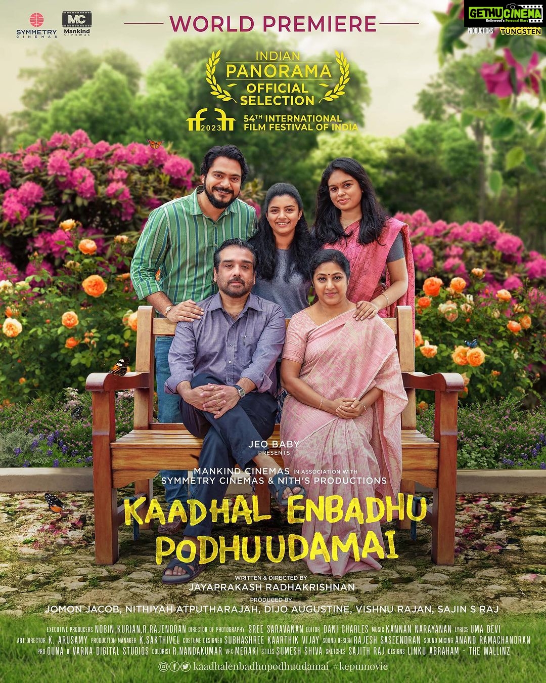 Lijomol Jose Instagram - @kaadhalenbadhupodhuudamai is officially selected to IFFI GOA 2023! @iffigoa ๐ Presented by : @jeobabymusic Written & Directed by @jp.lens Produced by : @mankindcinemas in association with @symmetrycinemas & @nithsproductions @jomonspics @mortgagebynithiyah @vishnurajan_91 @dijo.augustine @sajinsraj Starring: @lijomol @rohinimolleti @vineeth_actor @anooshaprabhu @kaleshramanand @actressdeepaofficial Executive Producers : @nobinkurian @rajendran1023 DOP : @sree.saravanan Music : @kannannarayanan5 Editor : @danivcharles Art Director : @arusamy_art Sound Designer : @a_r_rajesh_ Sound Mixing : Anand Ramachandran Costume Designer : @subhaskaar Lyrics : @tamil_poet_umadevi Publicity Designs : @linkuabraham_manaloor Sketches : @artoliehere Stills & Making : @sumesh_shiva VFX : @vfxmeraki Line Producer: @toanandjose Subtitles : Pradeep K Vijayan PRO : @pro_guna #KaadhalEnbadhuPodhuUdamai @realtormural @malini_jeevarathinam @dhanaprem31 @prabu_director @cyril_1_ @ravi.kathiresan.7 @m.praveenkuma4