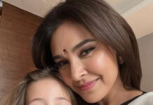 Lisa Ray Instagram - Getting ready for @dehradunliteraturefestival with my littles. This week they are off from school and I really wanted to bring them along to experience Dehradun. We’ve had a great experience @hyattregencydehradun one of the most kid friendly resorts I’ve stayed at 💕 MUH @blushed_by_nupur Sari @shivampanwarofficial Hyatt Regency Dehradun