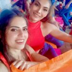 Lopamudra Raut Instagram – Bled blue when we played green ! The most iconic match each time, India vs Pakistan !! 🇮🇳🇵🇰 #worldcup #cricket #indvspak #indiavspakistan #cricketworldcup2023 Narendra Modi Stadium – Ahmedabad