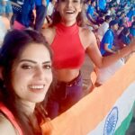Lopamudra Raut Instagram - Bled blue when we played green ! The most iconic match each time, India vs Pakistan !! 🇮🇳🇵🇰 #worldcup #cricket #indvspak #indiavspakistan #cricketworldcup2023 Narendra Modi Stadium - Ahmedabad