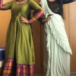 M.M. Manasi Instagram - When you have a shoot during navratri, you dance in the caravan.. But YOU DANCE 🤩🤣💃 Manasi's Outfit 1 - @fiorebymalar_ Outfit 2 - @_kalamkari_____ Monissha's Outfit 1 - @shopzters Outfit 2 - @manasimm 's wardrobe (😝) Banger of a song by @achintstagram @cokestudiobharat @adityagadhviofficial Fun Choreo by @alexander_noel_janam @abhi_badarshahi @janam_official 🔥 P.c - Mummy darling (Who was dancing behind the camera 🤣) #khalasi #navratri2023 #navratrispecial #dancevideo