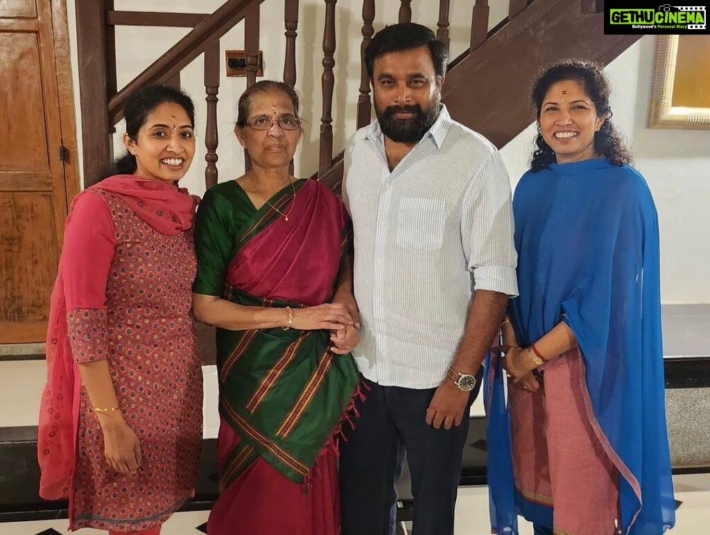 M. Sasikumar Instagram - Mythili ,my childhood friend and 5th std classmate at peters school. A strong friendship that continues till date.Whenever she travels from London to India, We make sure to meet and share some beautiful moments with our friends n family, As always it was a wonderful time seeing you #Mythili #Shiyamli and amma after a long while. நட்பே ஜெய்க்கட்டும் 😍 #friends #friendship #india #london @mythili.sk28