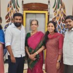 M. Sasikumar Instagram - Mythili ,my childhood friend and 5th std classmate at peters school. A strong friendship that continues till date.Whenever she travels from London to India, We make sure to meet and share some beautiful moments with our friends n family, As always it was a wonderful time seeing you #Mythili #Shiyamli and amma after a long while. நட்பே ஜெய்க்கட்டும் 😍 #friends #friendship #india #london @mythili.sk28
