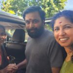 M. Sasikumar Instagram - Mythili ,my childhood friend and 5th std classmate at peters school. A strong friendship that continues till date.Whenever she travels from London to India, We make sure to meet and share some beautiful moments with our friends n family, As always it was a wonderful time seeing you #Mythili #Shiyamli and amma after a long while. நட்பே ஜெய்க்கட்டும் 😍 #friends #friendship #india #london @mythili.sk28