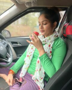 Madhavi Latha Instagram - Just this beautiful evening @hyderabad