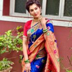 Madhavi Nimkar Instagram – I love it 💖
I draped it 🦋
.
.
#instagram #blue🫶🏻 #wednesday