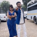 Madhavi Nimkar Instagram – Uploading a fresh new reel 💖🥰😘
On #dhingana set …💞
#shalinimalhar #me 
.
.
@star_pravah
