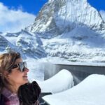 Madhu Sharma Instagram - The Matterhorn is a famous mountain located in the Pennine Alps on the border between Switzerland and Italy. It is one of the most iconic mountains in the world and has become a symbol of the Swiss Alps. #matterhorn #mountain #zermat #switzerland #snow #explorepage✨ #explore #exploremore #exploreeverything