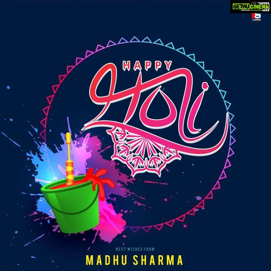 Madhu Sharma Instagram - Aap sabhi ko holi ki dher sari shubhkamanaye ❤️ #colorfull #happyholi #holi #holifestival #bestfaceforward #gamamusicrj #roshanjhaяj