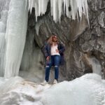 Madhu Sharma Instagram - Frozen waterfalls are truly a sight to behold! The intricate beauty of frozen waterfalls can be mesmerizing, with delicate icicles and sparkling frozen formations creating a stunning natural sculpture #frozenwaterfall #leh #ladakh #lamayuru #moonland #explorepage✨ #exploreindia #explore Ladakh, India