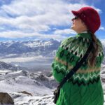 Madhu Sharma Instagram - One of the most striking features of Ladakh in winter is the way the snow transforms the landscape. The mountains are covered in a thick layer of snow, and the valleys and hills are blanketed in a pristine white that contrasts beautifully with the clear blue sky. The snow also creates intricate patterns and formations on the mountainsides, making for a stunning sight. Ladakh, India