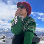 Madhu Sharma Instagram - One of the most striking features of Ladakh in winter is the way the snow transforms the landscape. The mountains are covered in a thick layer of snow, and the valleys and hills are blanketed in a pristine white that contrasts beautifully with the clear blue sky. The snow also creates intricate patterns and formations on the mountainsides, making for a stunning sight. Ladakh, India