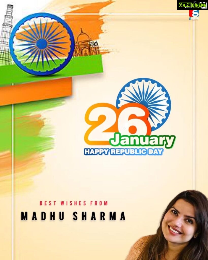 Madhu Sharma Instagram - We have to Be proud that you are an Indian because lucky are those who are born in this great country Happy Republic Day 2023 . . #happyrepublicday #26january #madhusharma #gamamusicrj #74republicday2023