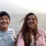 Madhu Sharma Instagram - Visit the Captain’s Deck and enjoy a Cocktail evening with the Captain on Cordelia Cruise… want to share my experience the go check out my YouTube channel “The world of Madhu Sharma” #cordeliacruises #cruising #sea #vacation #happy #happiness #happyme Cordelia Cruises