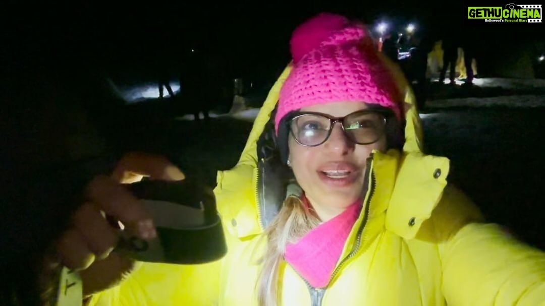 Madhu Sharma Instagram - As we ascend the mountain, excitement fills the air, but it is the steepness of the path that reveals our true determination and character…. Super excited for our summit day #vlog #vlogger #summit #trekking #adventure #thrill #hike #buranpass #indiahikes #happiness