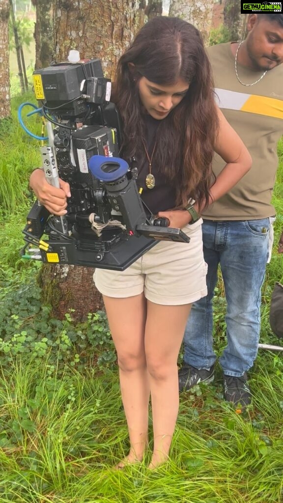 Madhumita Sarcar Instagram - And I am appointed as assistant to @auditiva.synthesia 🤪🤪… I don’t know why I’ve always been drawn towards working behind camera. And to be able to operate one was a dream-come-true moment 😇… thank you DOP for letting me take the shot❤️❤️🙏🥰 Ziro, Arunachal Pradesh, India