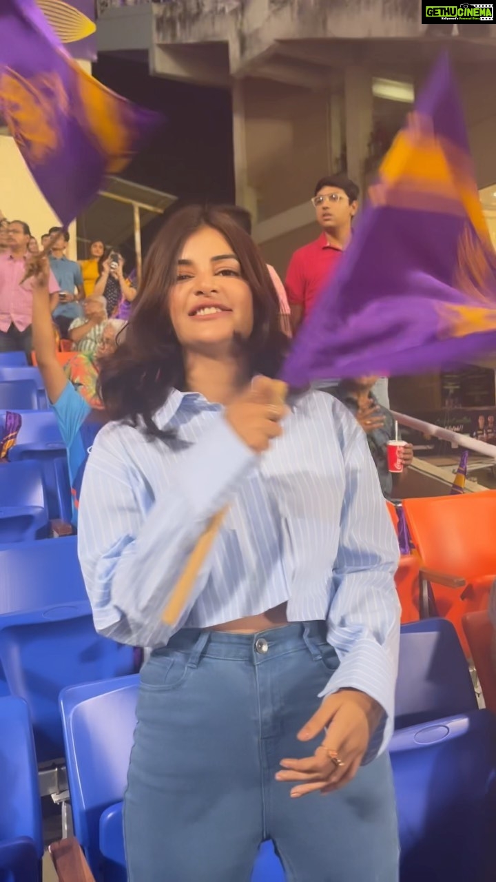 Madhumita Sarcar Instagram - We win, we lose… Amra Kolkata! We Rule! #ipl #kkr