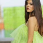 Madhumita Sarcar Instagram - Grinning greening 💚🍀🔫🌲🐍☘️💚🌿🦖🌳🌱🥒🥑