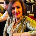 Madhushree Instagram - Thanks to #mirchiawards . So happy to b as a judge and attend the #prestigious #music #awards #pritam #anupjalota