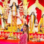 Madhuurima Instagram - Wish u all a very happy Bijoy dashami😍😍😍😍😍 #durgapuja #durgapower #naarishakti