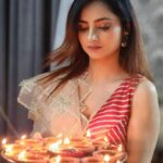 Madirakshi Mundle Instagram - May this Diwali fill your home with happiness, your heart with love, and your life with light. Wishing all of you a joyous Diwali, dear Insta family!"  #happydiwali