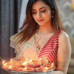 Madirakshi Mundle Instagram - May this Diwali fill your home with happiness, your heart with love, and your life with light. Wishing all of you a joyous Diwali, dear Insta family!"  #happydiwali