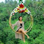 Maira Doshi Instagram - Had to do this when in Bali! ;) #AlohaSwing Bali, Indonesia