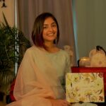 Maira Doshi Instagram - 😍Nothing makes me happier than receiving this meaningful Rakhi Gift from my annoying-yet-loving brother! I am in love with this thoughtful self-care hamper by @kimirica.shop - truly pampering and perfect for sisters(like me..😋) who're keen on skincare, and need attention every now & then..🎁 Adoring it even more as I can wear this colourful plantable Rakhi on my wrist, and then reuse it later to grow a beautiful plant🥰 Get this super-cute gift for your sibling now at Kimirica.shop. Kudos to my super talented team! Shot and Edit by: @atanu_naik Concept and Screenplay: @filmyamit VOs and for being superb: @ayu.agnihotri #Kimirica #thoughtfulgifting #Rakhigift