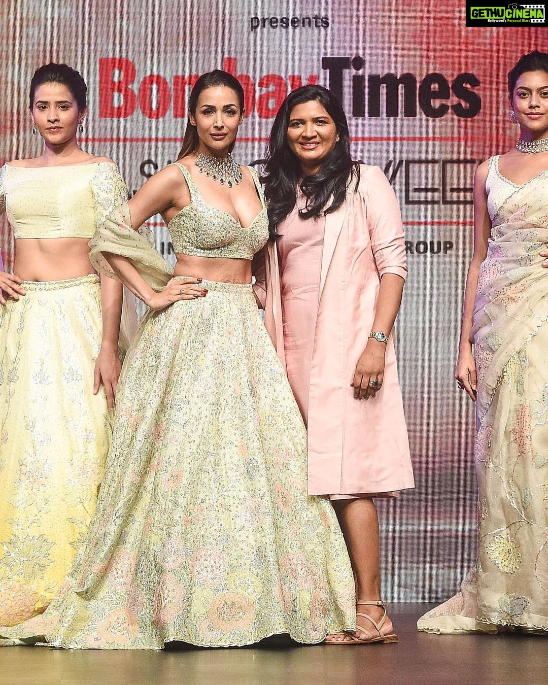 Malaika Arora Instagram - Had an amazing time walking for @yaksideepthireddy at @timesfashionweek ✨️