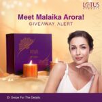 Malaika Arora Instagram - Are you ready to unlock the beauty secrets and seize this opportunity? 🎁✨ Don't miss out on your chance to shine with Malaika and Lotus Herbals! 💫 #LotusBeautyGiveaway #MeetMalaika #LotusHerbals #Lotus #MalaikaArora #Giveaway #FreeGift #Contest #contestalert