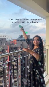 Malavika Krishnadas Instagram - Sometimes its not always about the expensive gifts we receive but these cute small gestures from his side which gets me on cloud 9🥹💖 

Tag your love 🫶🏻
.
Miss you so badly 🙂
@thejusjyothi 
#longdistance #longdistancerelationship #merchantnavy #love #smallgifts #cutegesture