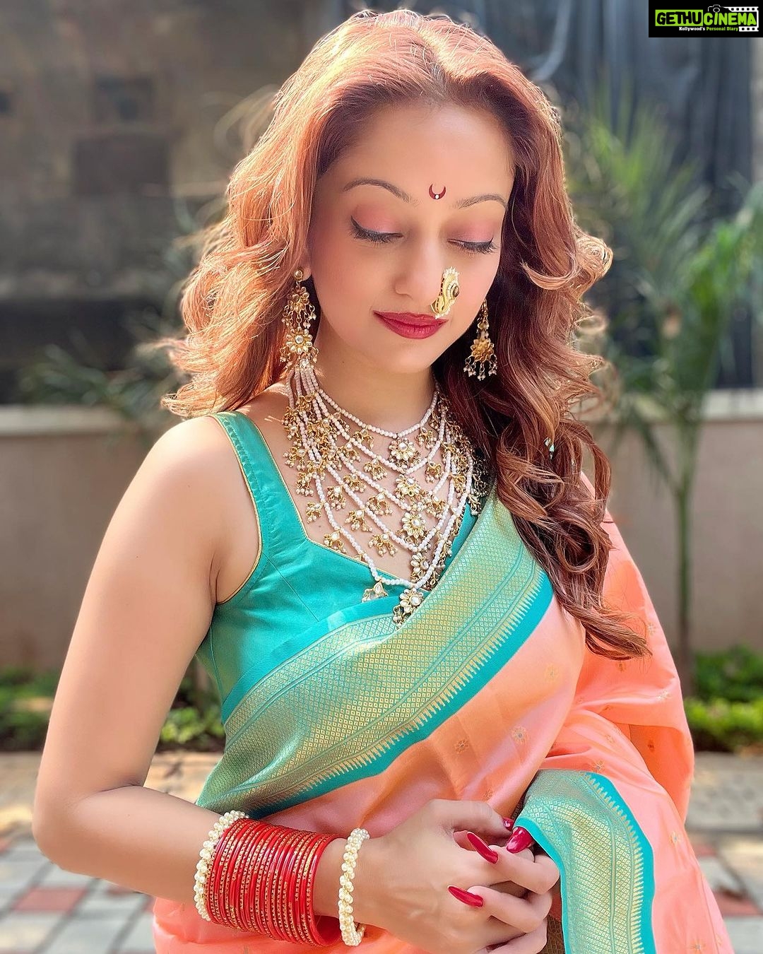 Manasi Naik Instagram - SHES A LOT‼️❗️ You’re absolutely RIGHT … I’m a lot of woman. With a lot of layers . A lot of personality. A lot of dreams.A lot of ideas. A lot of strategies. A lot of emotions. A lot of love . Yeah, you’re right , I am a LOT . So go find less…💋 Bajao reee🥁❤️ Saree By 🎀 @tanishkweddingsaree Thank you for Making Me Feel So special as always 🧡🧡🧡 This Festive season ,Place Your Order Nowww…🫶🏻 Thank you Universe 💫 I will Not Give Up Growing Glowing And Healing ❤️🩹 #ManasiNaik #Actor #Performer #Beingme #OnMyOwn #Beauty #OOTD #fashionstyle #MyStyle #Secret #grattitude #Happy #survivor #Growing #Glowing #WorkingHard #WatchMeGrow #ThankYou #SelfRealisation #survivor #Cultured #Morals #Focused #mentalhealthawareness #MentalPeace #NewDreams #NeverGiveUp #newbeginnings 🧿 #CatMomOf12