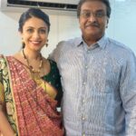 Manasi Parekh Instagram - Finally worked with the one and only @randeria_siddharth on 2 ads and it was fun!! @pareshrawalofficial and Siddharth sir are the two pillars of Gujarati theatre and films and I am so so lucky to have worked with both 😍😍 #grateful #comingsoon G.M Studio(sakinaka)