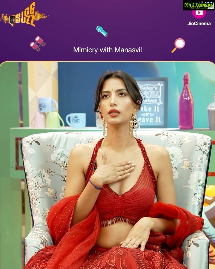 Manasvi Mamgai Instagram - Kiski mimicry sabse funny? Comment down your favourite! Watch the new episode of #BiggBuzz, now streaming free on #JioCinema #BB17 #BB17onJioCinema #BiggBoss17 #BiggBuzzonJioCinema @krushna30 @gurleen_pannu @imanasvi