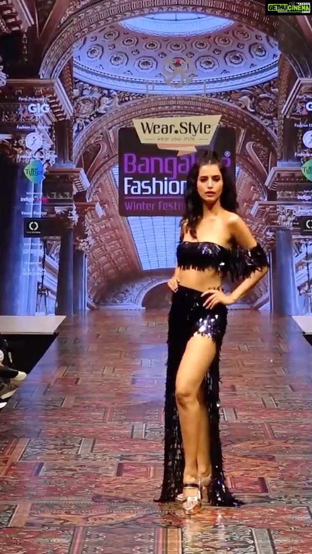 Manasvi Mamgai Instagram - Closed the show for @priakataariapuri ‘s new fun collection at @bangalorefashionweek